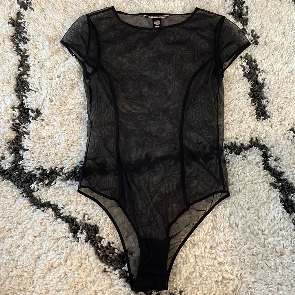 VS sheer bodysuit NWOT - Size Small